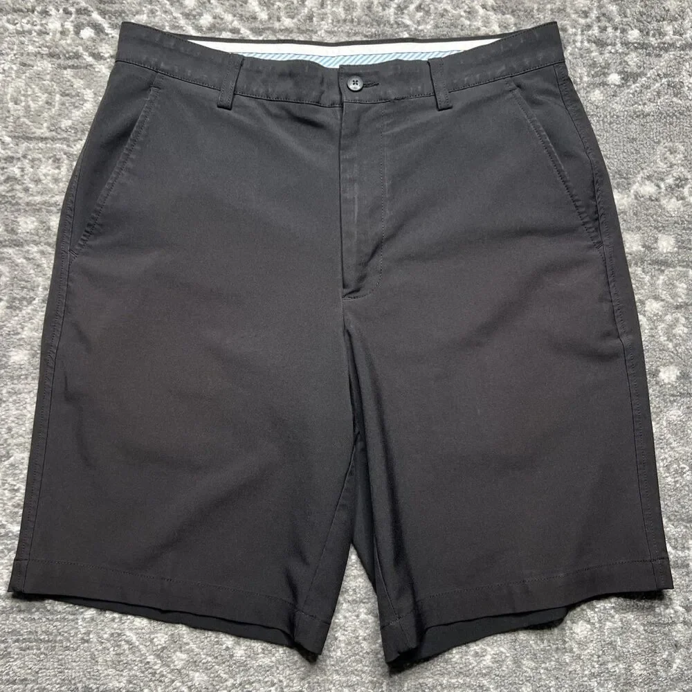 FootJoy FJ Golf Shorts Men's 32 Performance Chino Black 9